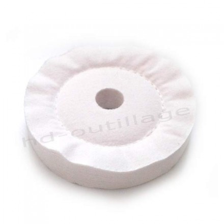 disque flanelle cousue pour polissage 120x20x20 mm