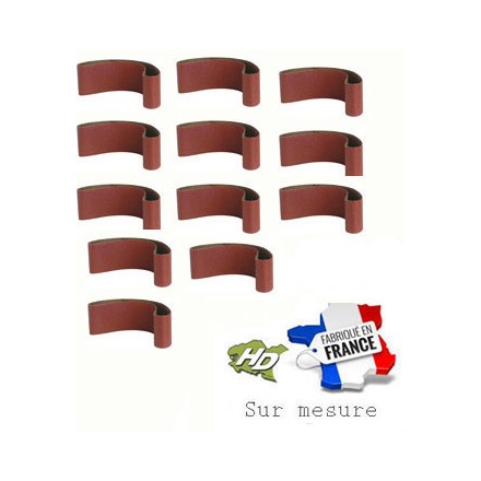 bande abrasive ponceuse 75x575 mm grain 24 à 180