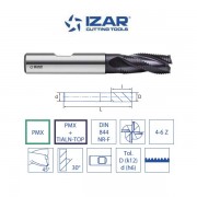 Fraise semi-finition Izar PMX TiAlN DIN844NRF de 6 à 32 mm