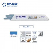 Lame scie sabre Izar S922BF bimétal (Pack de 5) pour inox 150 mm 14 TPI