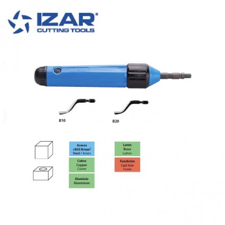 ébavureur Izar avec 2 lames Mod.B