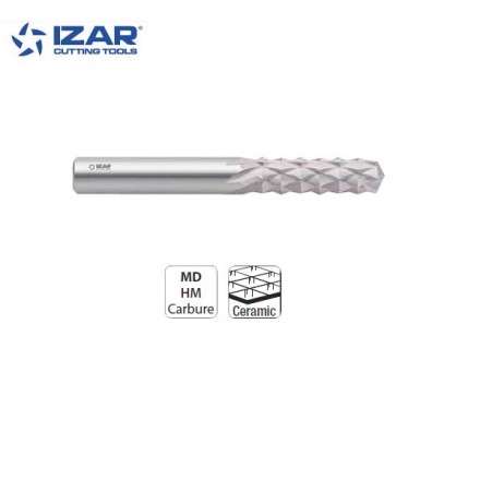foret fraise carbure Rotozip® Rotocut® pour céramique diamètre 3.18 ou 6.35 mm
