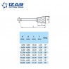 fraise rotative carbure Izar conique WKN denture 4 de 3 à 16 mm