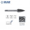 fraise rotative carbure Izar ogive SPG denture 4 de 3 à 16 mm