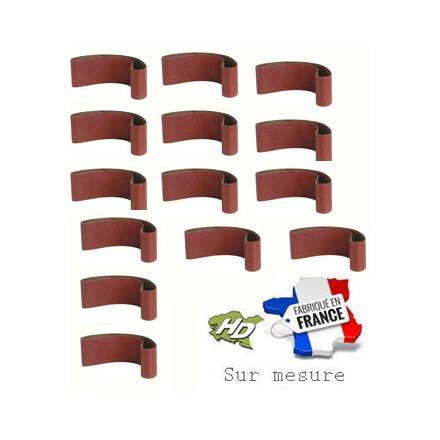 bande abrasive ponceuse 40x820 grain 24 à 180
