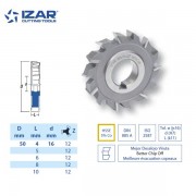 fraise 3 tailles D. 50mm  IZAR HSSE 5%Co denture alternée DIN 885A