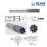 fraise Izar carbure MD/HM DIAMAX diamanté pour fibre de carbone / verre