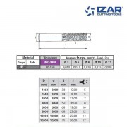 fraise de dressage Izar carbure MD/HM pour composites
