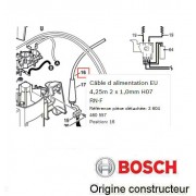 câble d'alimentation Bosch 3604460557