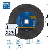 disque à tronçonner Pferd universel PSF Steel 230x3.0x22.23 mm (x25)