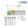 Fraise finition Izar HSSE 5%Co 1Z pour aluminium