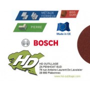 disque fibre Bosch corindon semi raffiné 180mm grain 24 à 120