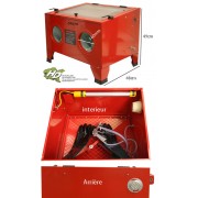 cabine de sablage 90L