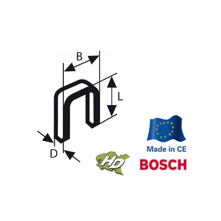 agrafes Bosch type 55 - 1000 pièces