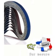 bande abrasive zirconium 15x1720 mm grain 24 à 120