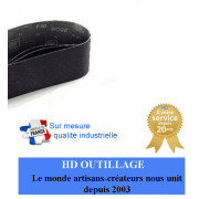 bande abrasive carbure de silicium 75x508mm grain 24 à 400