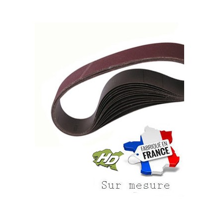 bande abrasive ponceuse 100x1200mm grain 24 à 180