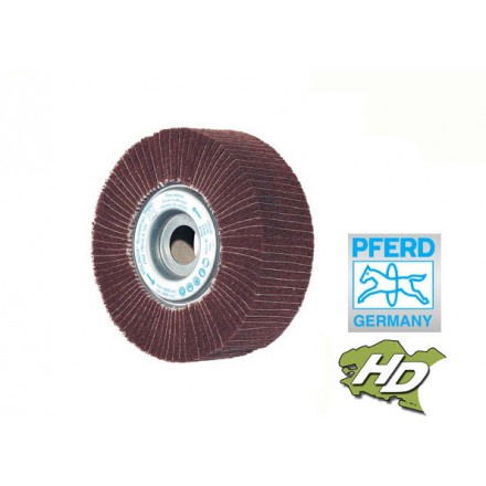 roue à lamelles toiles et fibres polinox PNZ pferd diametre 200mm largeur 50 mm 