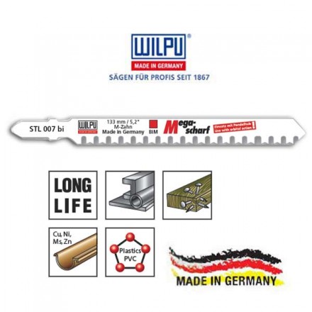 lame de scie sauteuse Wilpu STL007bi universelle