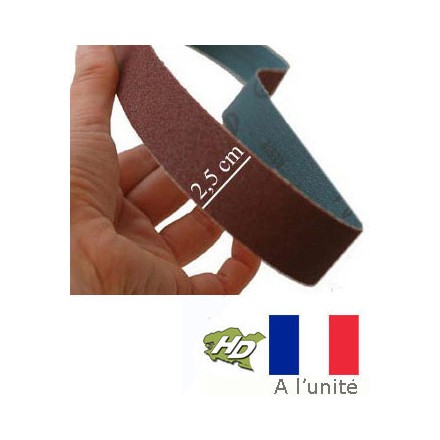 bande abrasive corindon supérieur 25x760 mm gr 24 à 600
