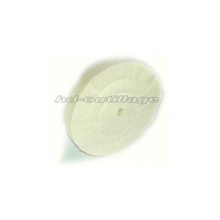 disque coton cousu pour polissage 60x10x6 mm