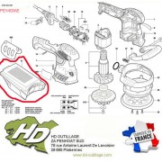 collecteur de poussière 2609005842 Bosch