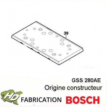 plateau 2608000168 pour GSS280AE