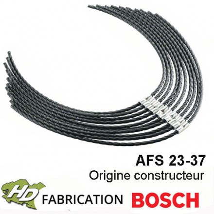 F016800431 37 cm × 3,5 mm SWNKDG Lot de 10 fils pour débroussailleuse Bosch AFS 23-37 