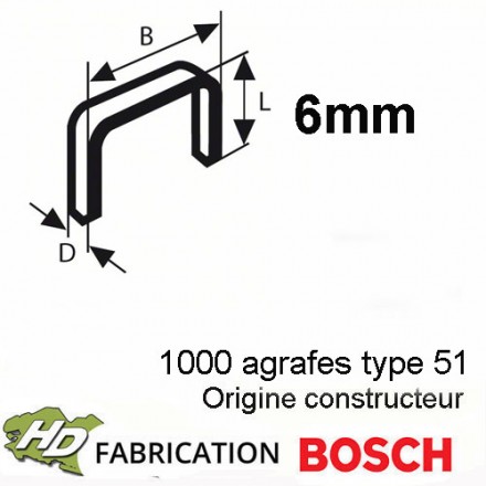 agrafes Bosch 2609200200 type 51