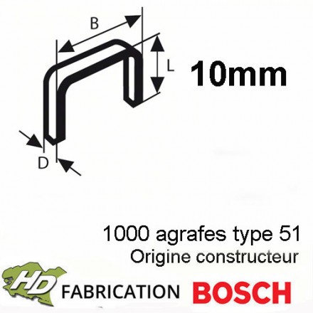 agrafes Bosch 2609200202 type 51