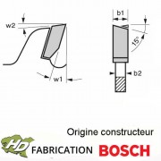 lame de scie circulaire Bosch 130x2,4x20 mm  16 dents 