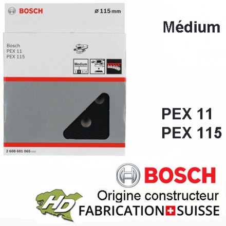 plateau 115 mm mi dur Bosch 2608601065 - PEX 11 et PEX 115