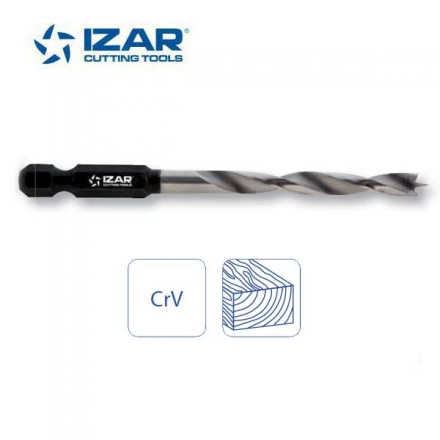 foret bois à queue hexagonale Izar de 3 à 8 mm