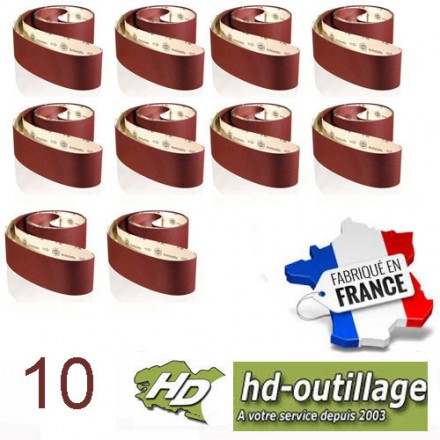 bande abrasive papier 100x3900 mm grain 24 à 600 