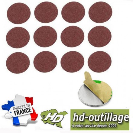 disque abrasif autocollant 450 mm sans trou (grain 40 à 600)