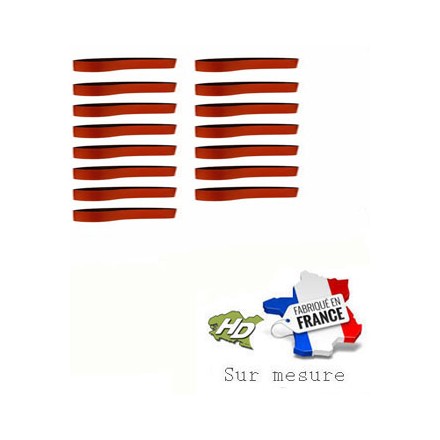 bande abrasive oxyde de céramique 15x475 mm  grain 24 à 400