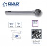 fraise rotative carbure Izar sphérique KUD denture 6 de 3 à 25 mm