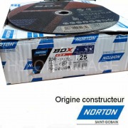 25 disques à tronçonner 230x1,9 mm Norton BDX